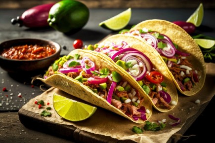 Погрузитесь в мир мексиканской кухни: как сделать идеальные тако с курицей и гуакамоле