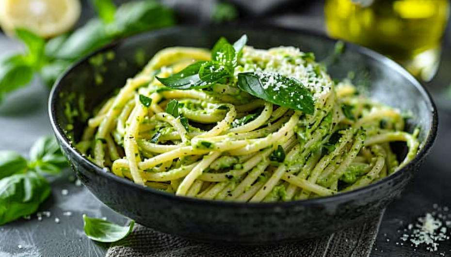 Романтический ужин за 20 минут: веганская паста с авокадо