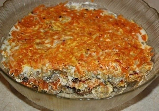 Салат, который украсит любой праздник: радость грибника