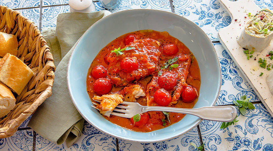 Ловкость трески: простое и вкусное блюдо в томатном соусе
