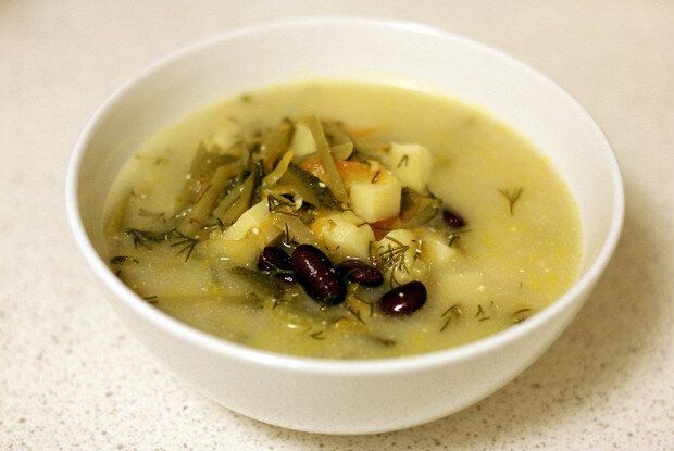 Как приготовить вкуснейший рассольник с фасолью