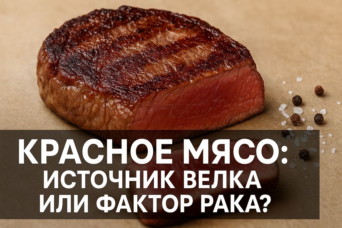 Красное мясо: полезное питание или скрытая угроза для здоровья?
