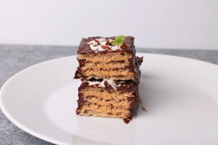 Вкус детства: вафельные батончики с шоколадом, которые можно сделать дома