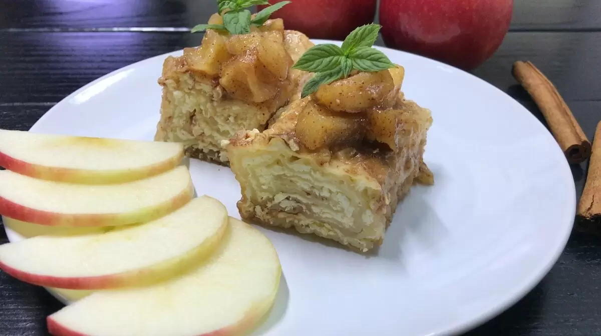 Нежный десерт из лаваша и яблок: рецепт, который удивит