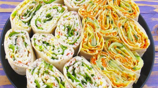 Простые и Вкусные Рулеты из Лаваша на Праздничный Стол