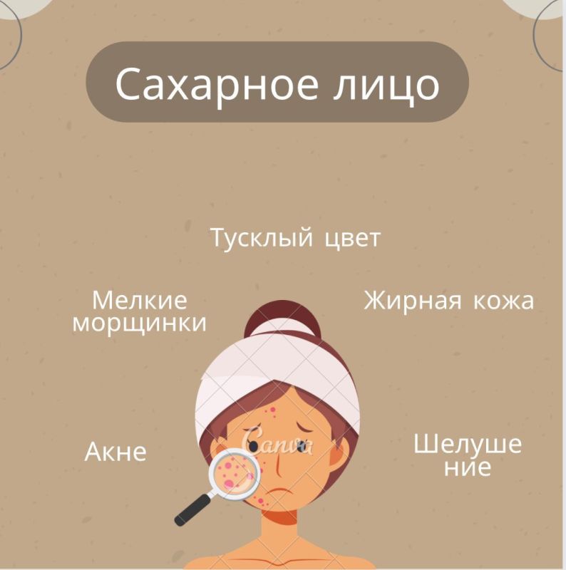 Сахарное лицо: что это и как с этим бороться?