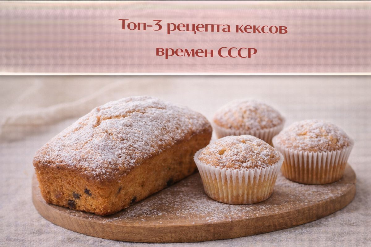 Ностальгия по вкусам: кексы из советской кулинарии