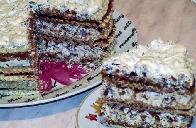 Вафельный тортик с безе: кулинарное удовольствие на любой праздник