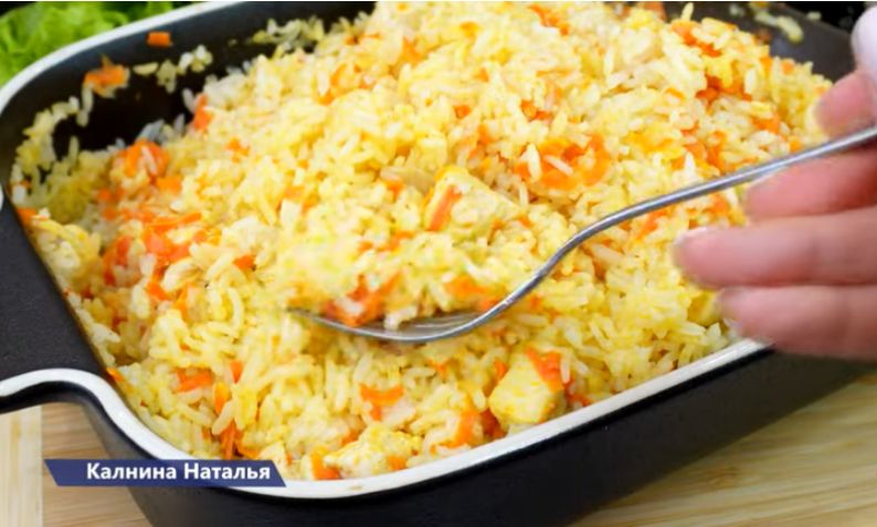 Взрывное сочетание: рис с курицей и овощами, которое покорит любой стол