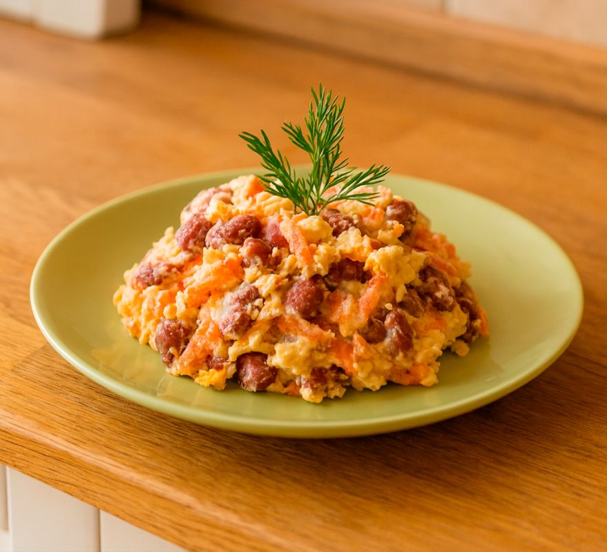 Салат с фасолью и сыром: идеальное решение для обеда